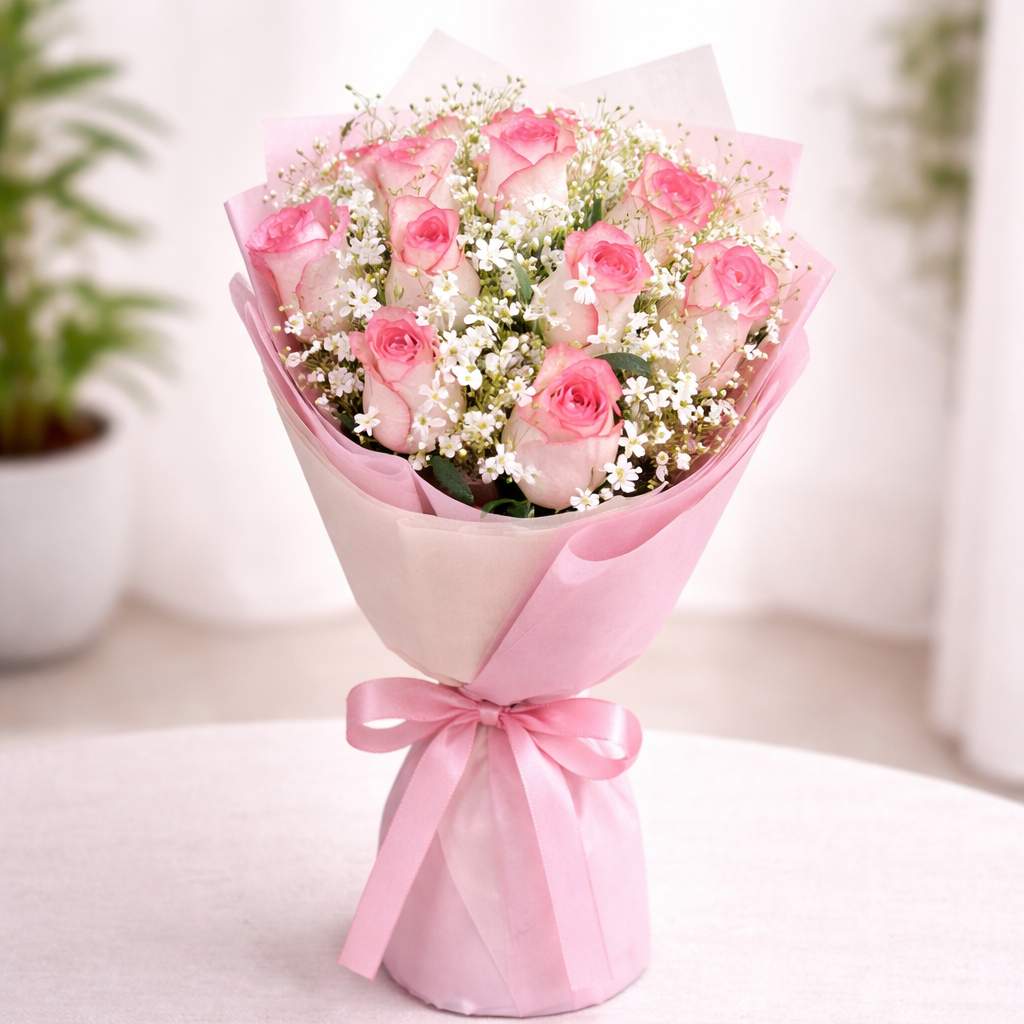 Sweet Blush Roses