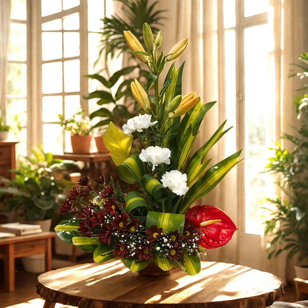 Floral Arrangement in Vase