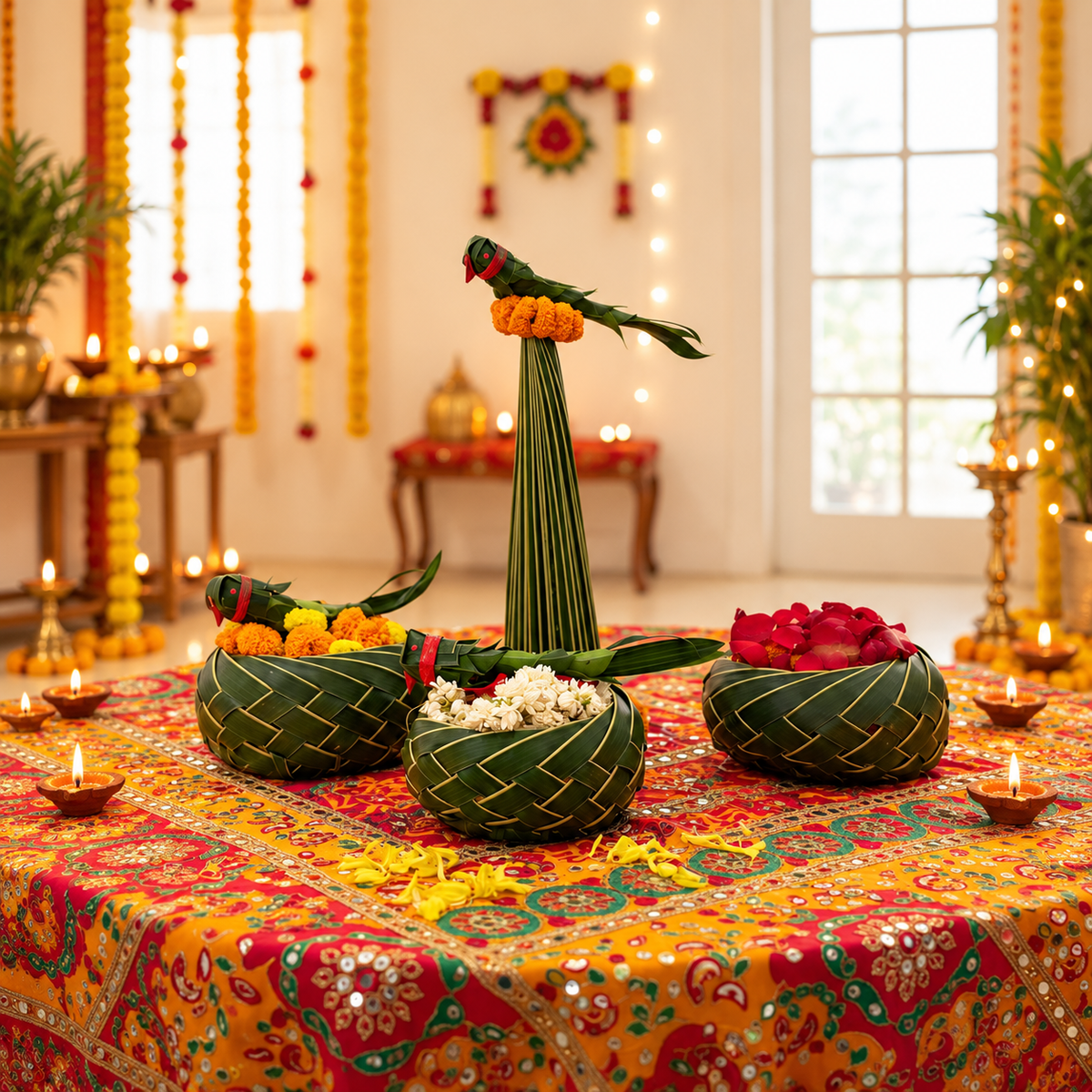 Diwali Table Set Up