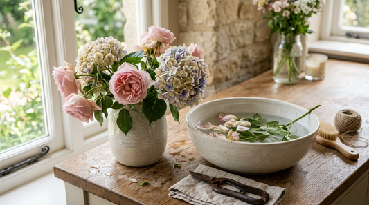 The Deep Dunk : A Florist Trick for Tired Flowers