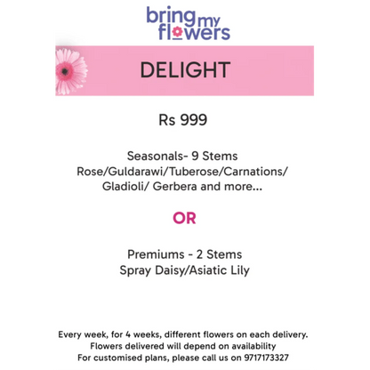 Delight- Weekly Flower Subscription