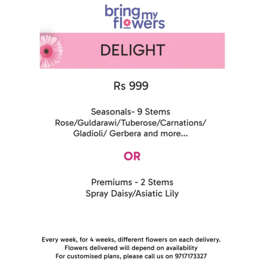 Delight- Weekly Flower Subscription