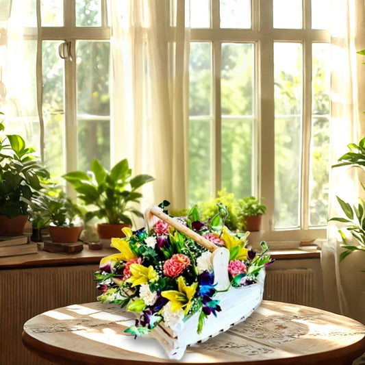 Grace - Floral Arrangement of Asiatic Lilies, Carnations and Orchids
