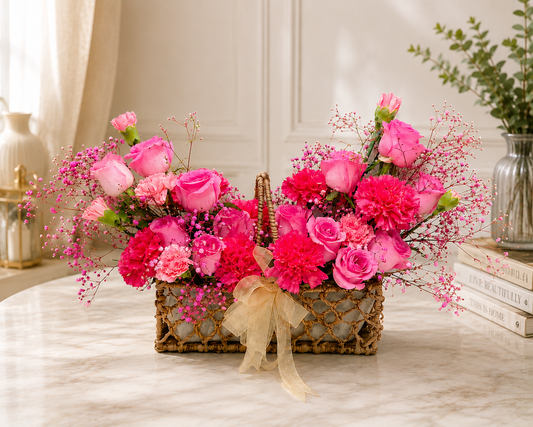 Pink Rhapsody Basket