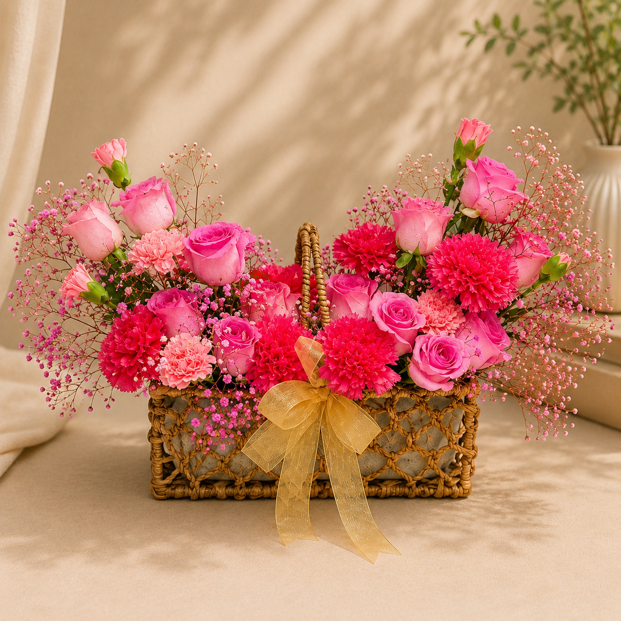 Pink Rhapsody Basket