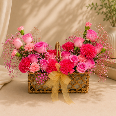 Pink Rhapsody Basket