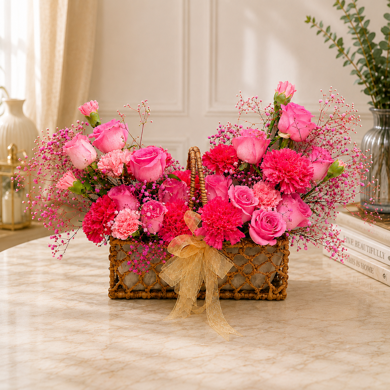 Pink Rhapsody Basket