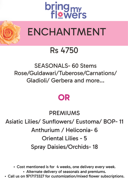 Enchantment- Weekly Flower Subscription