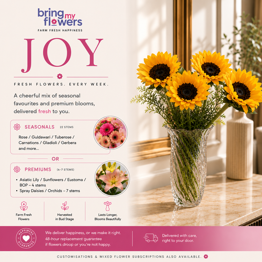 Joy: Fresh Flower Subscription