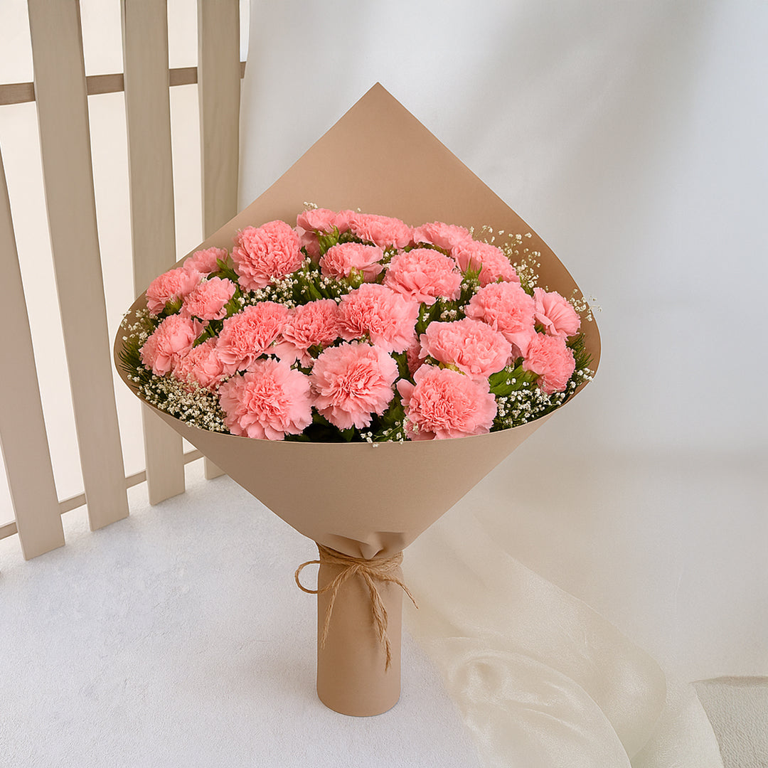 Pink Carnations Bouquet