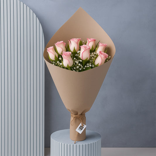 Amor - Bouquet of Shaded Pink Roses
