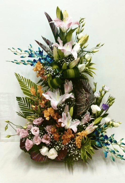 Magnifique: Exotic Tall Floral Arrangement (4 ft)